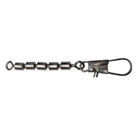 Behr Unisex - Adult Fishing Swivels 8229610 - Shiny Black 8/10kg