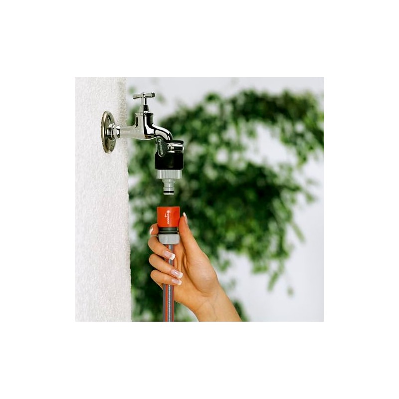 GARDENA 2907-20 Round Tap Connector (For hose bibbs without thread,