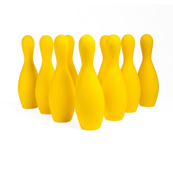 Champion Sports Foam Bowling Pins: Weighted Set for Training & Kids Games