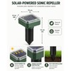 2-Pack Solar Sonic Garden Stakes for Outdoor Use – IP44