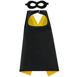 Dajiahao Kids Superhero Cape and Mask, Superhero Costume Boys Grils Christmas