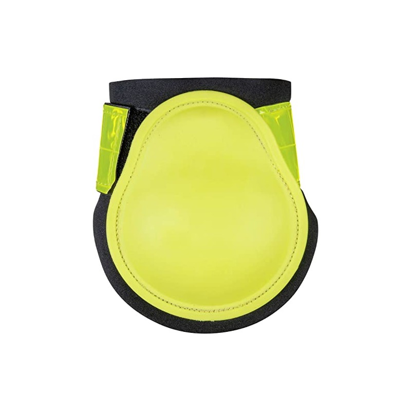HKM Reflective Gaiters & Bell Boots 8041 Neon Yellow Pony