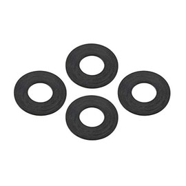 POSH FAITH Motorcycle Accessories Universal Rubber Washer Set, 4-Piece, Inner Diameter 10mm (Outer Diameter 22mm x Thickness 1mm) 100412