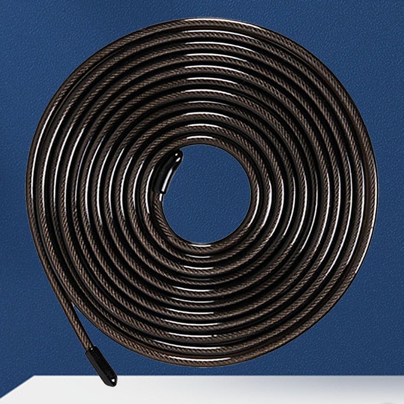 KAKAKE Skipping Rope Replacement Cable, Black Steel Skipping Rope Replacement