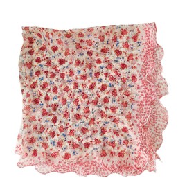 FAIRYGATE Square Scarf Lightweight Chiffon Scarfs for Women and Girl Ladies Fashion Elegent Scarves Neck Skin-Friendly Silk Bandana 45009