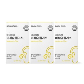 Body Pixel Isuksium Plus Powder, 60g, 3 pieces / 바디픽셀 이석슘 플러스 분말, 60g, 3개