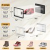 BALEINE 12 Pack Stackable Shoe Storage Boxes Fit Size 11,