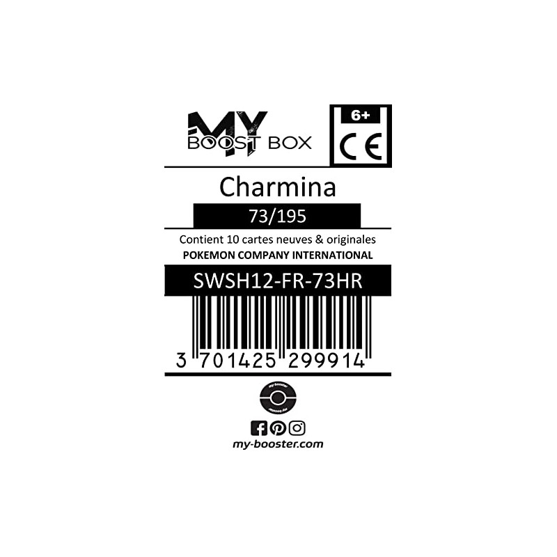 my-booster Pokémon Company SWSH12-FR-73HR