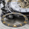 ZJchao Watch Bezel Insert, 40mm Ceramic Watch Bezel Ring Repair