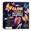 Yrinfay Glow-in-the-Dark Butterfly Painting Set for Children - Paint and Make Your Own 3D Wooden Butterflies - Wooden Craft Sets Gifts Girls Boys 6 7 8 9 10 11 12 Years