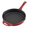 Rachael Ray NITRO Cast Iron Frying Pan/Skillet with Helper Handle