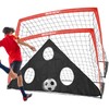BOHEN 6x4FT Portable Soccer Goal for Kids Backyard with Carry