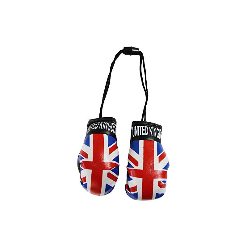 United Kingdom - Novelty Mini Boxing Gloves with Black Snap