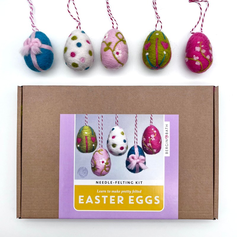 Bergin & Bath Needle Felting Kit - Easter Eggs -