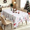 hometrixx Christmas Snowflake Gnome Rectangle Table Cloth Cover 140x220cm