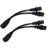 C14 to 2X C13 Y Splitter UPS Server Power Extension