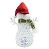 Kurt S. Adler Kurt Adler 9.45-Inch Battery-Operated Light-Up Snowman Table
