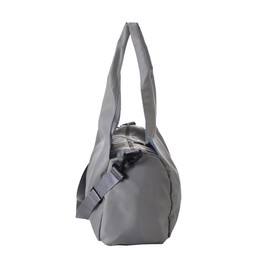 Phlexio Large Gym Bag with Yoga Mat Buckle,Travel Duffle Bag，Waterproof Weekender Bag, Carry On Tote Bags for Women Grey