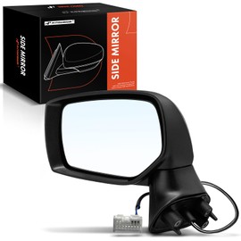 A-Premium Driver Side Power Door Mirror - Compatible with Subaru Outback 2015-2016, Legacy 2015-2017 - Non-Heated Manual Folding Black Outside Rear View Mirror - Replace# 91036AL10APFM
