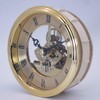 DEEWISH Movement, Transparent Skeleton Clock Inserts, Built-in Clock, Quartz Movement,