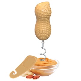 Electric Peanut Butter Stirrer, Peanut Butter Mixer Effortlessly Blend Oil and Peanut Butter, Quick and Even Mixing for Natural Peanut Butter, Almond Butter, and More. ﻿