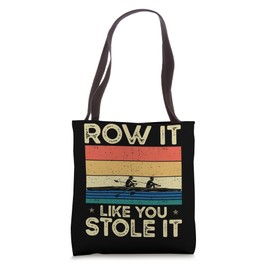 Rowing Lover Water Sports Team Crew Rowing Boat Canoe Tote Bag