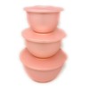 Tupperware Impressions Classic Bowl Set Spring Color NEW