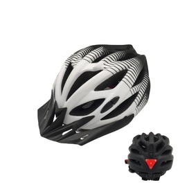 ROXX CRASEN Bike Helmet with LED,218g Lightweight Mountain Bicycle Helmet for Adults Men Women,Comfortable Cycling Helmet with Sun Visor & 21 Ventilation Holes,US CPSC & EU CE Standard