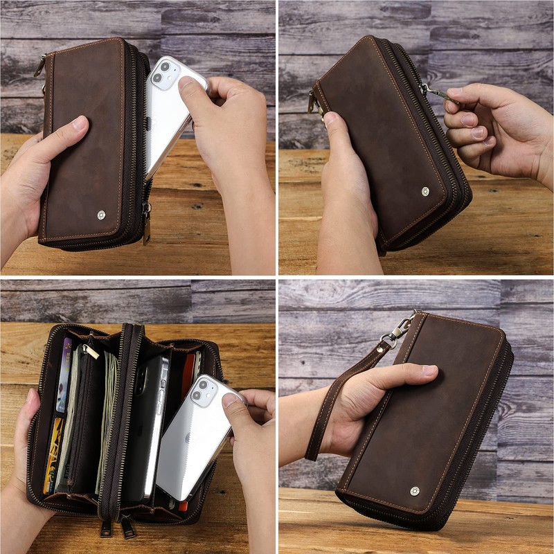 Contact's serie Long Wallet, Made by Leading Artisans, Genuine Leather,