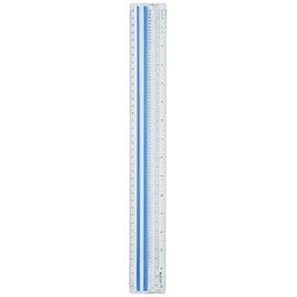 Westcott 15" Data Processing Magnifying Ruler, Clear