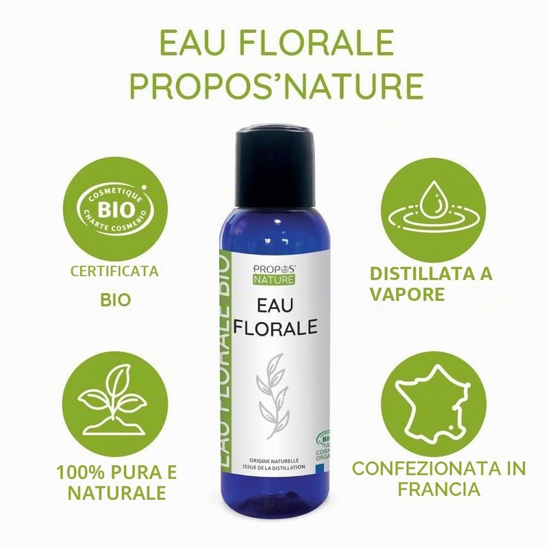 PROPOS'NATURE Hydrolat - Salvia certificato Biologico, 100 ml, 1 unità