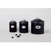 WENKO storage container Nero, airtight container, waterproof, made of lacquered