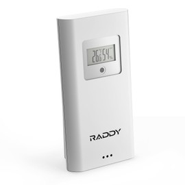 Raddy R4 Indoor Outdoor Wireless Remote Sensor, for WF-80C Home Weather Station