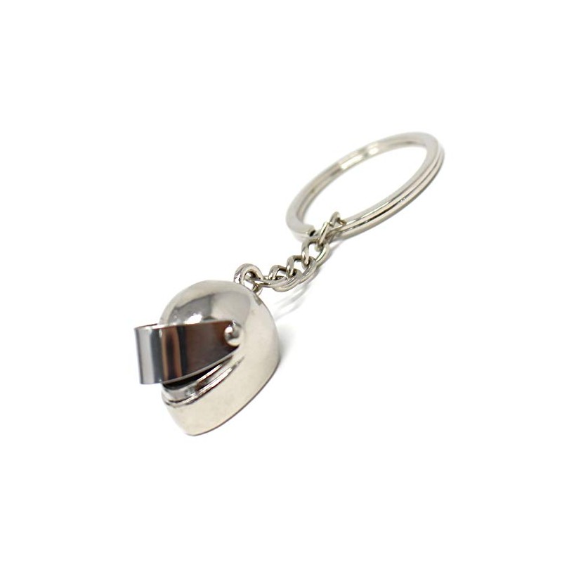 VmG-Store Motorcycle Helmet Keyring with Folding Visor