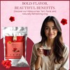 Tealeaf & Co. Hibiscus Tea with Hibiscus Flowers Extract -