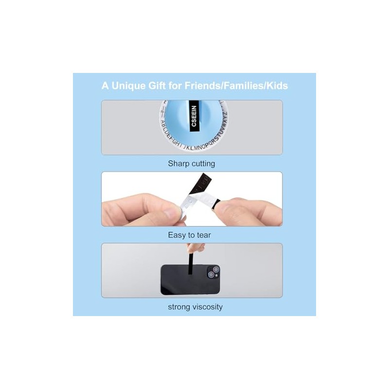 Embossing Label Maker Machine with Tapes, Vintage Embossed Label Makers