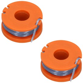 SPARES2GO 2.5m Line & Spool Compatible with Titan TT1549GTM Strimmer Trimmer (Pack of 2)