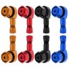 Windance 2pcs Motorcycle Wheel Tire Tubeless Valve Stems,Aluminum Alloy 90