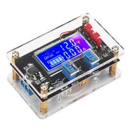 DROK Buck Converter DC-DC 6-32V to 1.25-32V 5A 75w LCD Screen Constant Voltage 6V 12V 24V Buck Voltage Regulator USB Port Adjustable Back Ballast with Protective Shell Power Module (If you need
