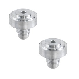 Modengzhe 4AN Male Weld On Bung,Aluminum Weldable Fuel Tank Fitting Hose End,Oil Bung Pipe Thread Connector Hose Adapters Pipe Fitting Adapters,Car Auto Accessories,Pack of 2