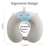 子供用トラベルピロー ユニコーン メモリーフォーム 旅行用ネックピロー スナップ付き U字型 飛行機 車 フライト 頭