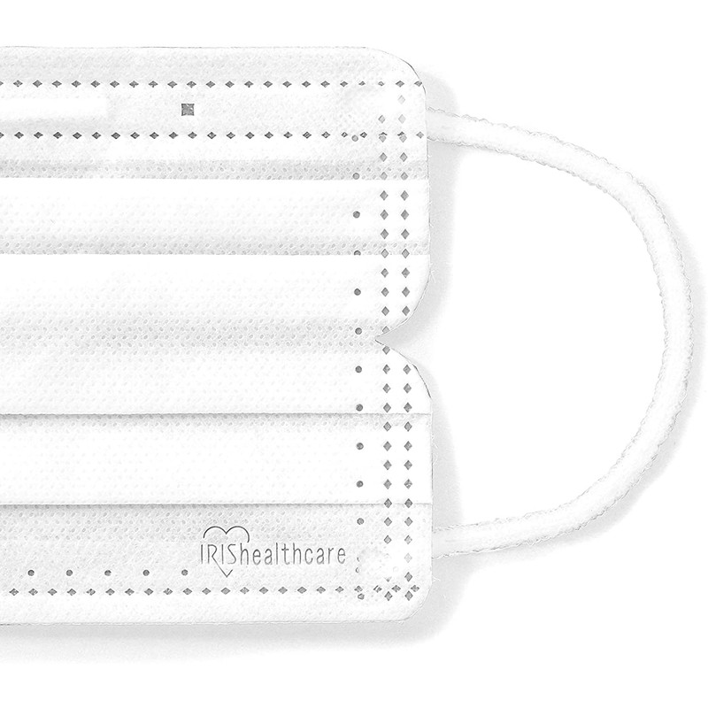 Iris Ohyama Mask Non-woven Pleated Mask, 120 Pieces, Regular Size,