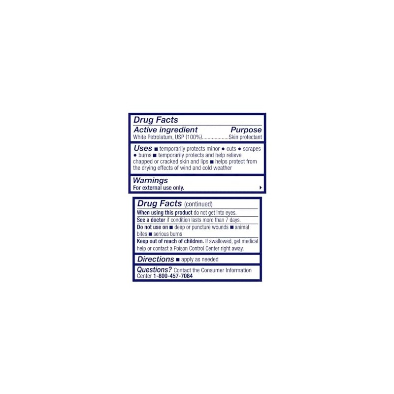 Vaseline Vaselina 100% Pura, Tarros de 1.75 Oz / 49