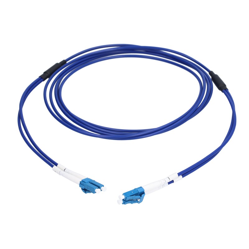 Optical Fiber Patch Cord Armored Jumper Single Mode 2 Core