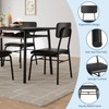 IDEALHOUSE 3-Piece Dining Table Set for 2 with Storage Rack,