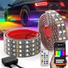 6Pcs Car Underglow Neon Accent Strip Lights 252 LEDs RGB