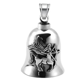 Biker Bell for Motorcycle, Lucky Charm Riding Bell, Motorcycle Drive Safe Pendant Accessories for Christmas, Birthday, Holiday