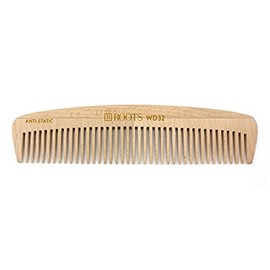 Roots - Wooden Hair Comb - Thin Tooth Comb - Hair Comb (Pack of 1)