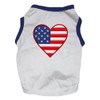 Petitebella - Vestido para Perro, diseño de corazón Americano, Color