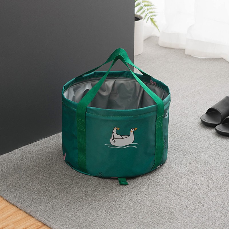 24L Collapsible Foot Bath Soaker Basin Tub for Soaking Feet,